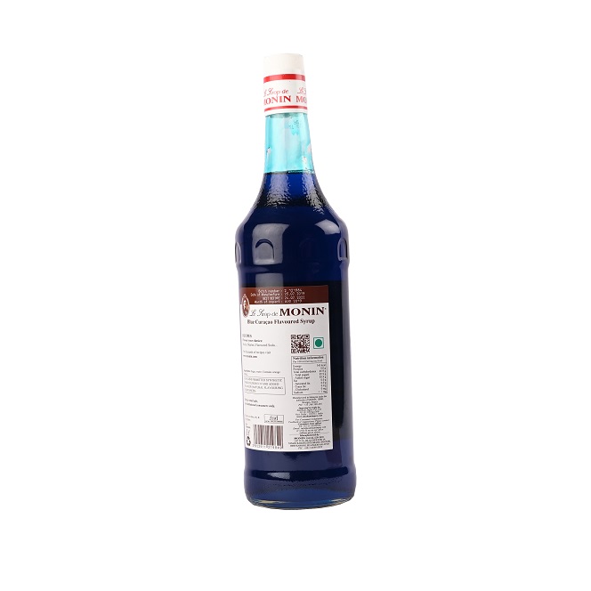  Monin Blue Curacao Flavor Syrup 1 Liter : Grocery & Gourmet Food