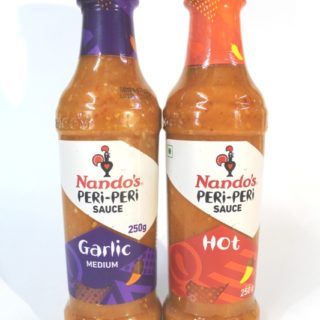 Nando's Peri Peri Sauce Garlic+Hot 250 gms